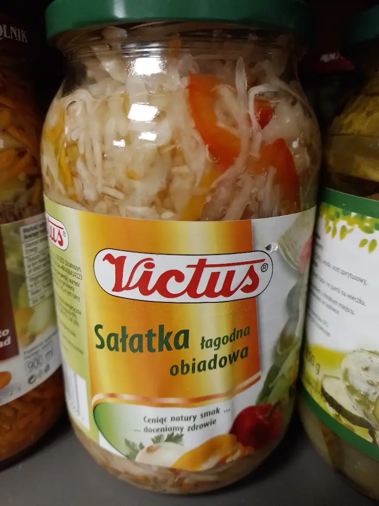 SALATKA OBIADOWA 850g - Salade des légumes marinés