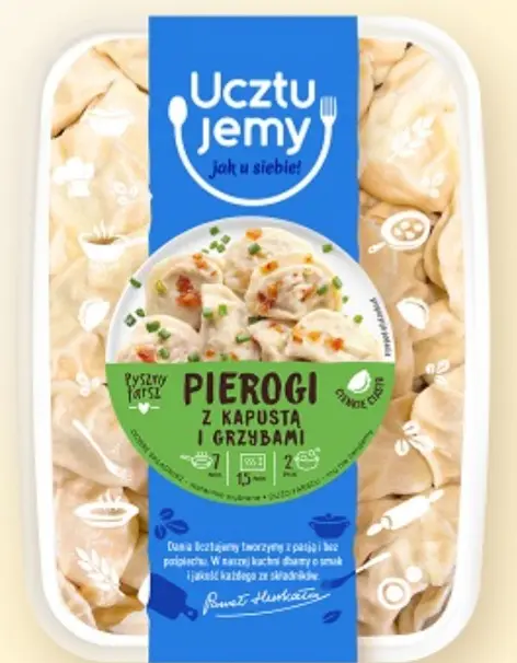 PIEROGI Z KAPUSTA I GZRYBALI UCZTUJEMY - Raviolis choux champignons fait à la main