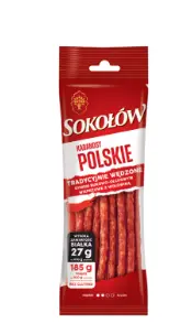KABANOSY POLSKIE 105g - Saucisses finne porc avec boeuf