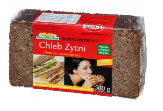 CHLEB ZYTNI PELNOZIARNISTY - 500g Pain seigle complet pasteurisé