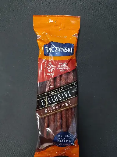KABANOSY WIEPRZOWE 105g - Saucisses finne porc nature