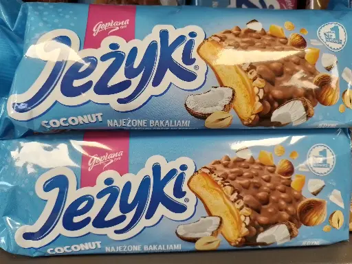 JEZYKI KOKOSOWE - Biscuits type "Lyon" coco
