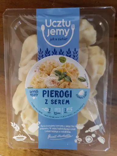 PIEROGI Z SEREM UCZTUJEMY 400g - Raviolis fromage sucré fait à la main 