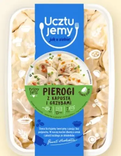 PIEROGI Z KAPUSTA I GZRYBALI UCZTUJEMY - Raviolis choux champignons fait à la main