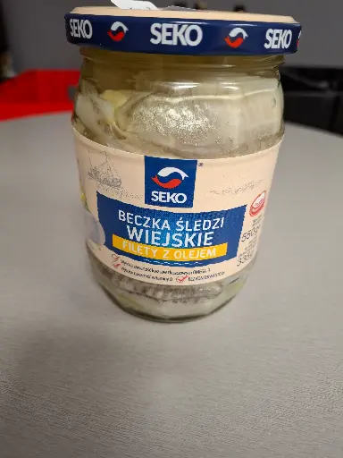 SLEDZIE W OLEJU PO WIEJSKU 550g - Harengs à l'huile 