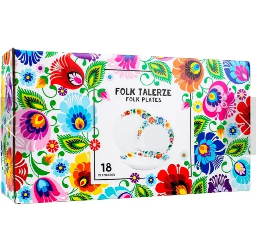 ZESTAW TALERZY Lot des assiettes Folkstar