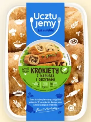 KROKIETY Z KAPUSTA I GRZYBAMI UCZTUJEMY - Crêpes panées choux - champignons 