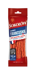 KABANOSY FRANCUSKIE 105g - Saucisses finne porc avec veau