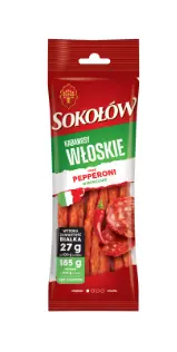 KABANOSY WLOSKIE 105g - Saucisses finne porc épicé