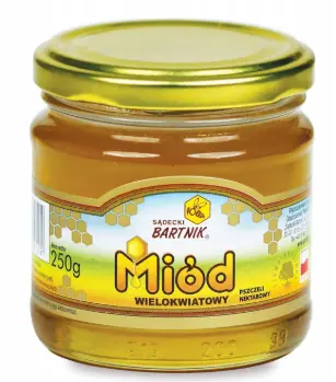 MIOD WIELKOWIATOWY 250G - Miel toutes fleurs